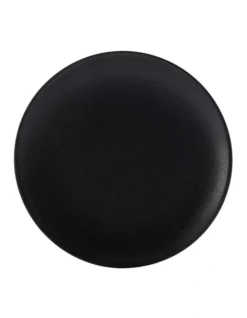 Maxwell & Williams Caviar 20cm Coupe Plate Black
