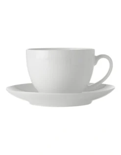 Maxwell & Williams White Basics 280ml Cup & Saucer