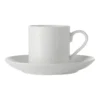 Maxwell & Williams White Basics 100ml Straight Demi Cup & Saucer