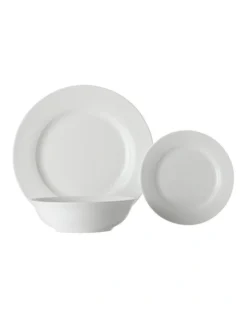 Maxwell & Williams White Basics Soho Rim 18 Piece Dinner Set