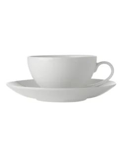 Maxwell & Williams White Basics 200ml Coupe Cup & Saucer