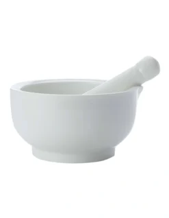 Maxwell & Williams Basics 7cm Mortar & Pestle Gift Boxed White