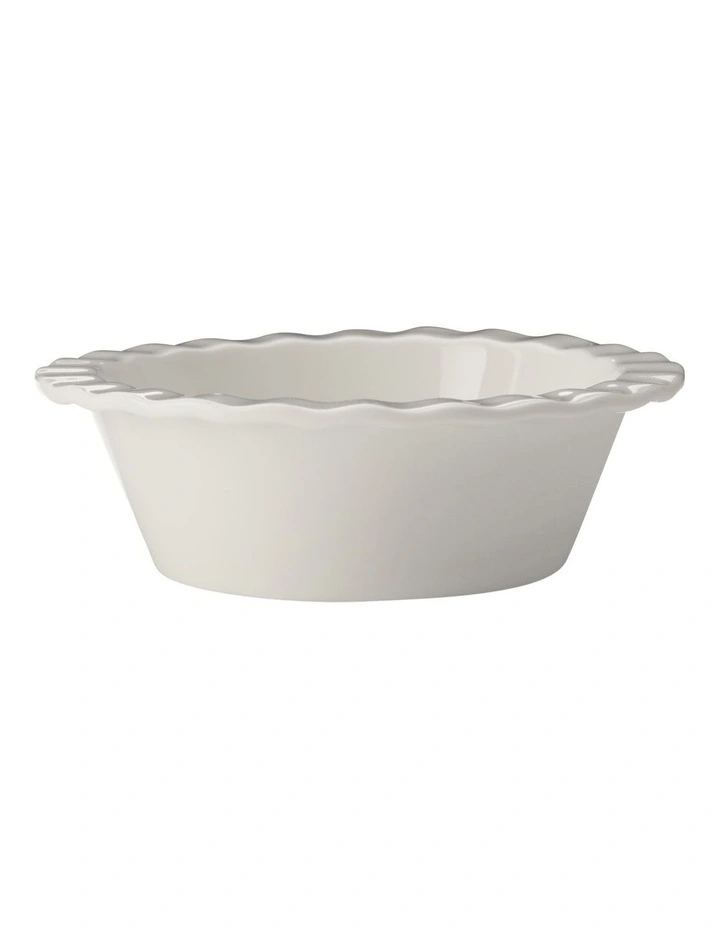 Maxwell & Williams 12.5x4cm Mini Fluted Pie Dish White
