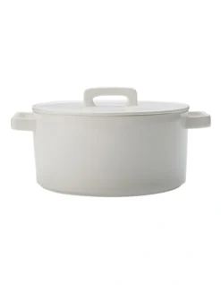 Maxwell & Williams 2.6L Round Casserole White