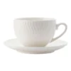 Maxwell & Williams White Basics Diamonds 90ml Demi Cup & Saucer