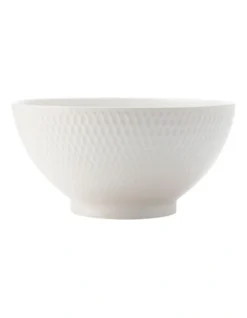 Maxwell & Williams White Basics Diamonds 20cm Noodle Bowl