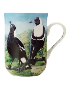 Maxwell & Williams Birds Of Australia KC 10 Year Anniversary Magpie 300ml Mug