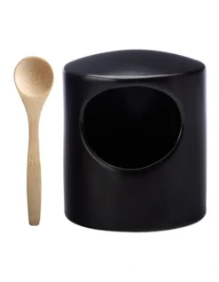 Maxwell & Williams Epicurious Salt Pig Black