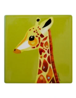 Maxwell & Williams Pete Cromer Wildlife Ceramic 9.5cm Giraffe Square Coaster