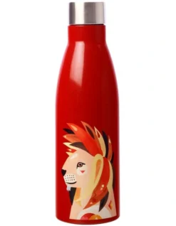Maxwell & Williams Pete Cromer Wildlife 500ml Lion Double Wall Insulated Bottle