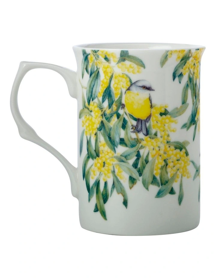 Maxwell & Williams Botanic Gardens Victoria Garden Friends 300ml Robin Mug Gift Boxed White - Image 2