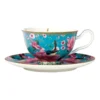 Maxwell & Williams Teas & C's Silk Road 200ml Gift Boxed Footed Cup & Saucer Set Aqua