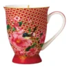 Maxwell & Williams Teas & C's Silk Road 300ml Footed Mug Gift Boxed Red