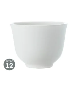 Maxwell & Williams White Basics Chinese Tea 100ML Set Of 12