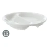 Maxwell & Williams White Basics Round Divided Sauce 10cm Set Of 12