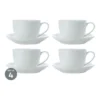 Maxwell & Williams Cashmere Cup & Saucer 230ML Set Of 4