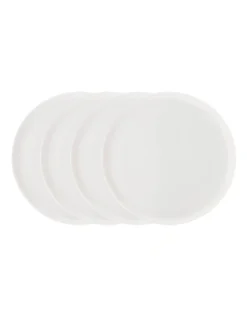 Maxwell & Williams Cashmere High Rim Coupe Plate 18cm Set Of 4