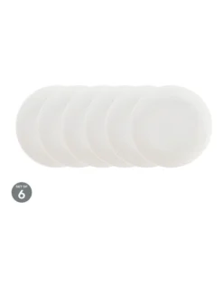 Maxwell & Williams White Basics Diamonds Side Plate 18cm Set Of 6