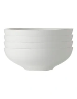 Maxwell & Williams White Basics Coupe Bowl 20cm Set Of 4