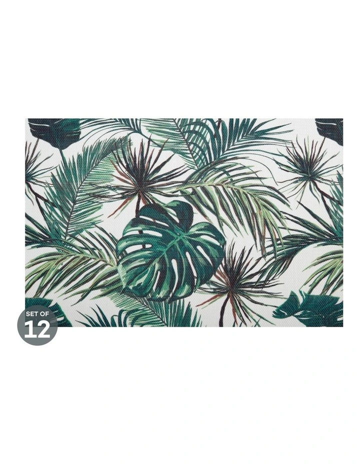 Maxwell & Williams Placemat 45x30cm Monstera Set Of 12