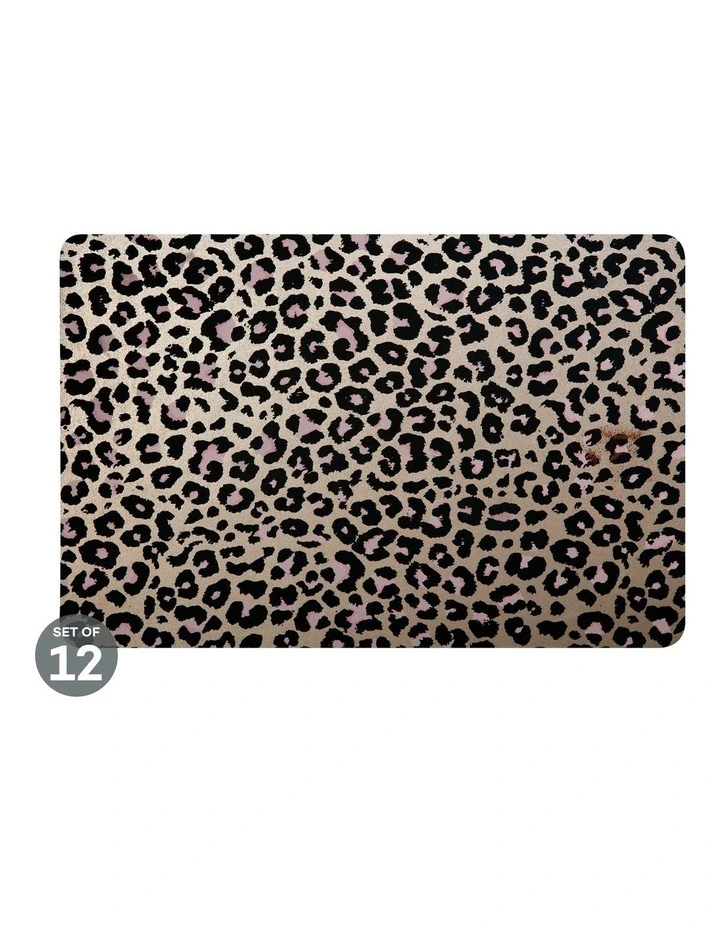 Maxwell & Williams Table Accents Leopard Placemat 45x30cm Gold Set Of 12
