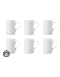 Maxwell & Williams White Basics English Mug 250ML Set Of 6