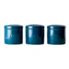 Maxwell & Williams Epicurious Canister 600ML Set Of 3 Teal Gift Boxed