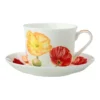 Maxwell & Williams Katherine Castle Floriade Breakfast Cup & Saucer 480ML Poppy Gift Boxed