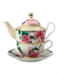 Maxwell & Williams Teas & C's Silk Road Tea For One With Infuser 380ML White Gift Boxed