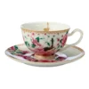 Maxwell & Williams Teas & C's Silk Road Footed Cup & Saucer 200ML White Gift Boxed
