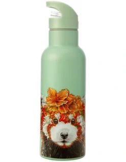 Maxwell & Williams Marini Ferlazzo Wild Planet Double Wall Insulated Bottle 500ML Red Panda
