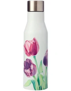Maxwell & Williams Katherine Castle Floriade Double Wall Insulated Bottle 450ML Tulips