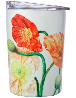 Maxwell & Williams Katherine Castle Floriade Double Wall Insulated Cup 360ML Poppies