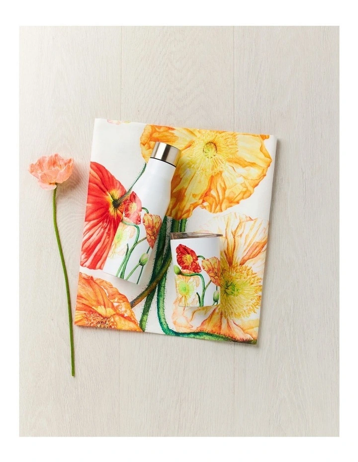 Maxwell & Williams Katherine Castle Floriade Double Wall Insulated Cup 360ML Poppies - Image 2