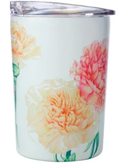 Maxwell & Williams Katherine Castle Floriade Double Wall Insulated Cup 360ML Carnations
