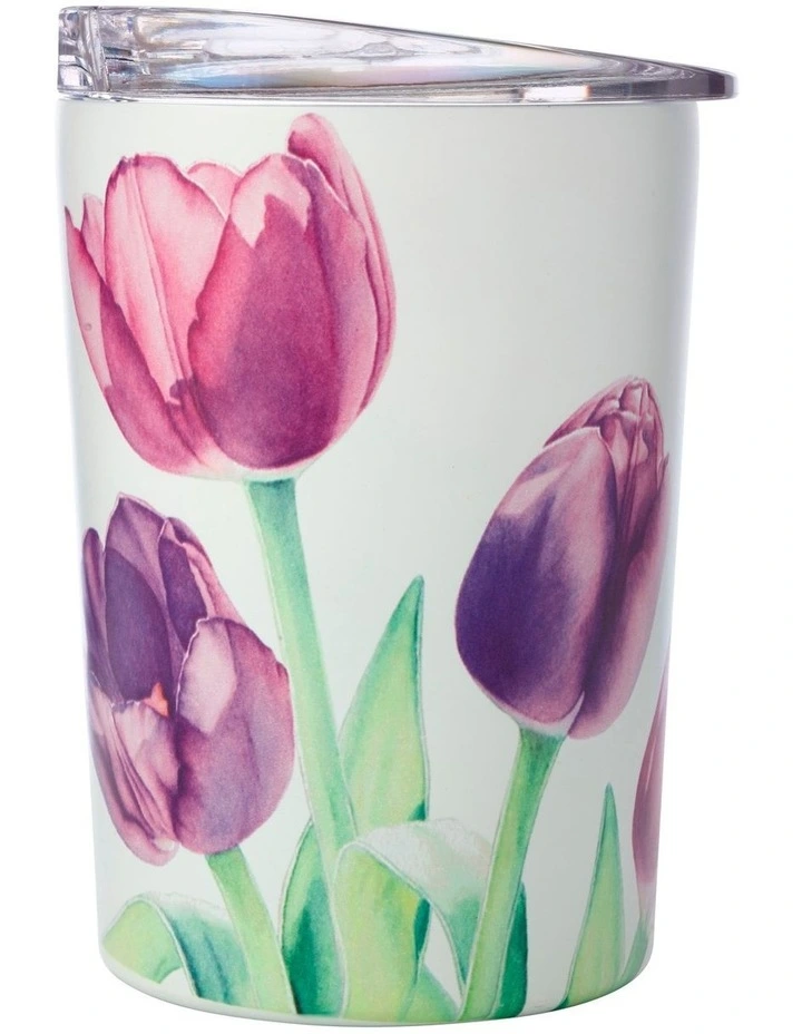 Maxwell & Williams Katherine Castle Floriade Double Wall Insulated Cup 360ML Tulips