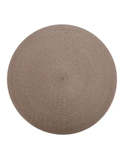 Maxwell & Williams Table Accents Round Placemat In Taupe