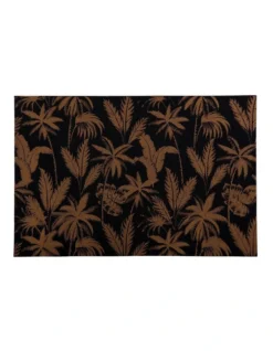 Maxwell & Williams Table Accents Jungle Placemat 45x30cm In Black