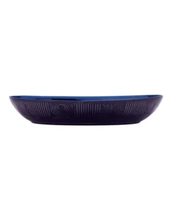 Maxwell & Williams Arc Oval Serving Bowl 42x27cm Indigo Blue Gift Boxed