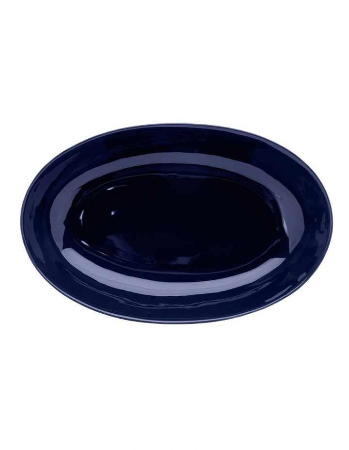 Maxwell & Williams Arc Oval Serving Bowl 42x27cm Indigo Blue Gift Boxed - Image 2
