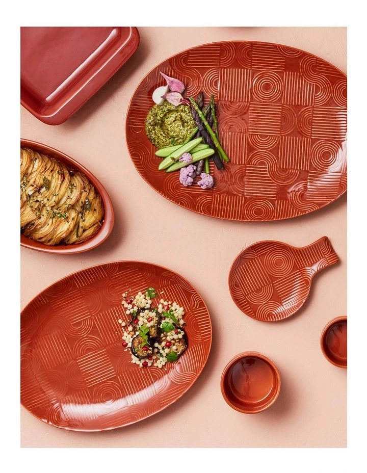 Maxwell & Williams Arc Square Baker 25x7.5cm Terracotta Gift Boxed - Image 4