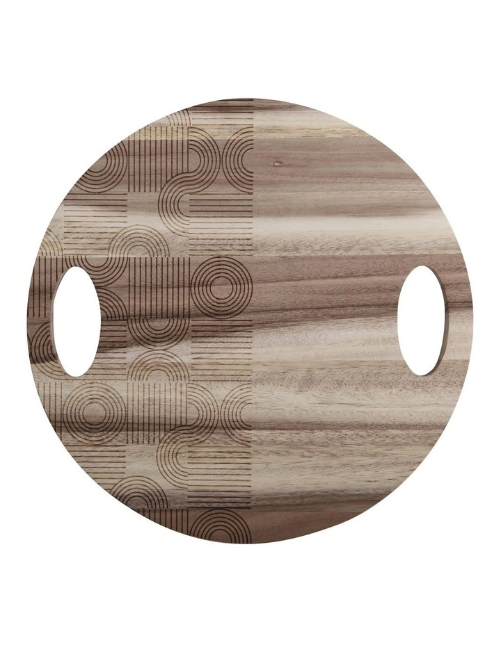 Maxwell & Williams Arc Serving Board Round 36cm Natural