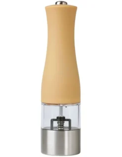 Maxwell & Williams Cosmopolitan Electric Salt/Pepper Mill 21cm Ochre Gift Boxed