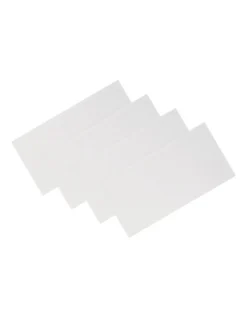 Maxwell & Williams Cotton Classics Cotton Napkin Set Of 4 45x45cm Snow