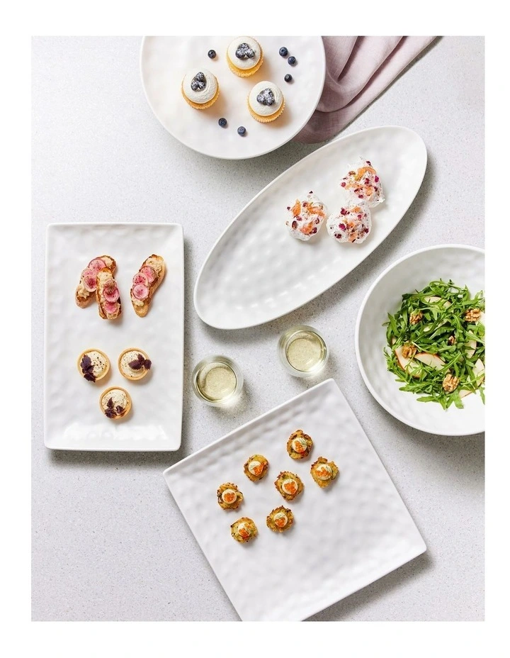 Maxwell & Williams Gravity Oval Platter 50x21cm White Gift Boxed - Image 4