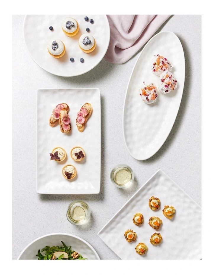 Maxwell & Williams Gravity Oval Platter 50x21cm White Gift Boxed - Image 5