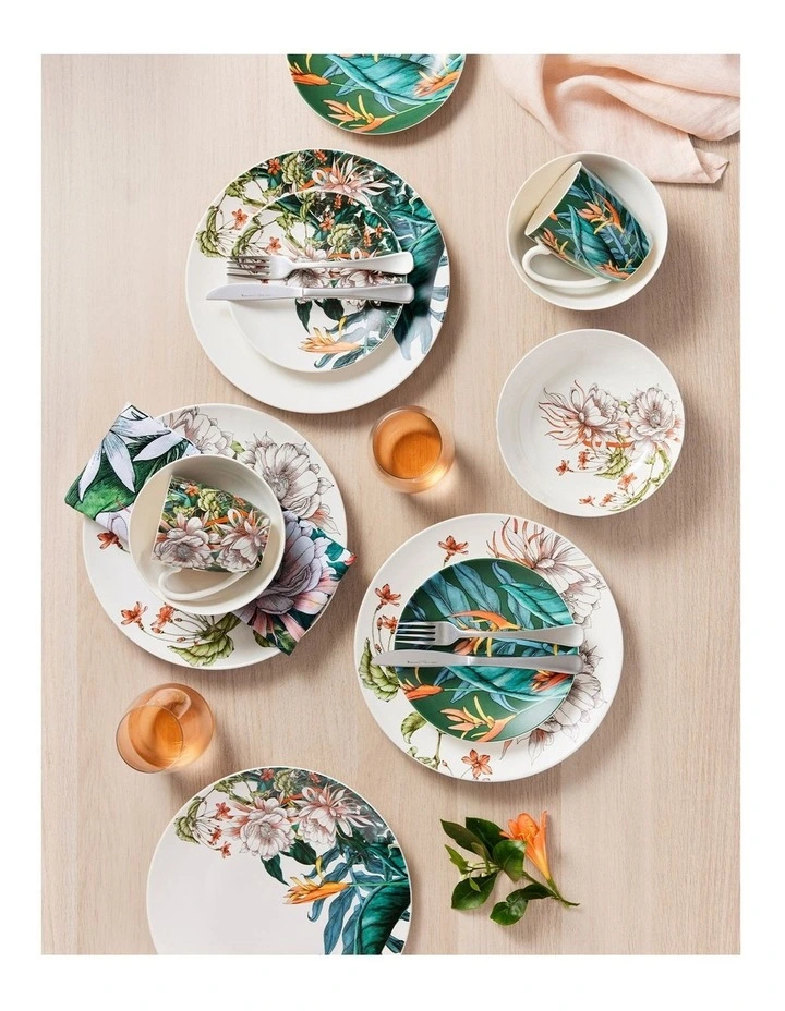 Maxwell & Williams The Blck Pen Night Garden Coupe Bowl 16cm Foliage - Image 3