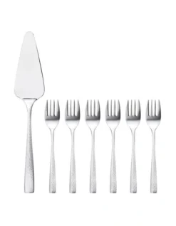 Maxwell & Williams Wayland Cake Server & Fork Set 7 Piece Gift Boxed