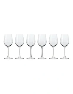 Maxwell & Williams Cosmopolitan Wine Glass 345ml Set Of 6 Gift Boxed