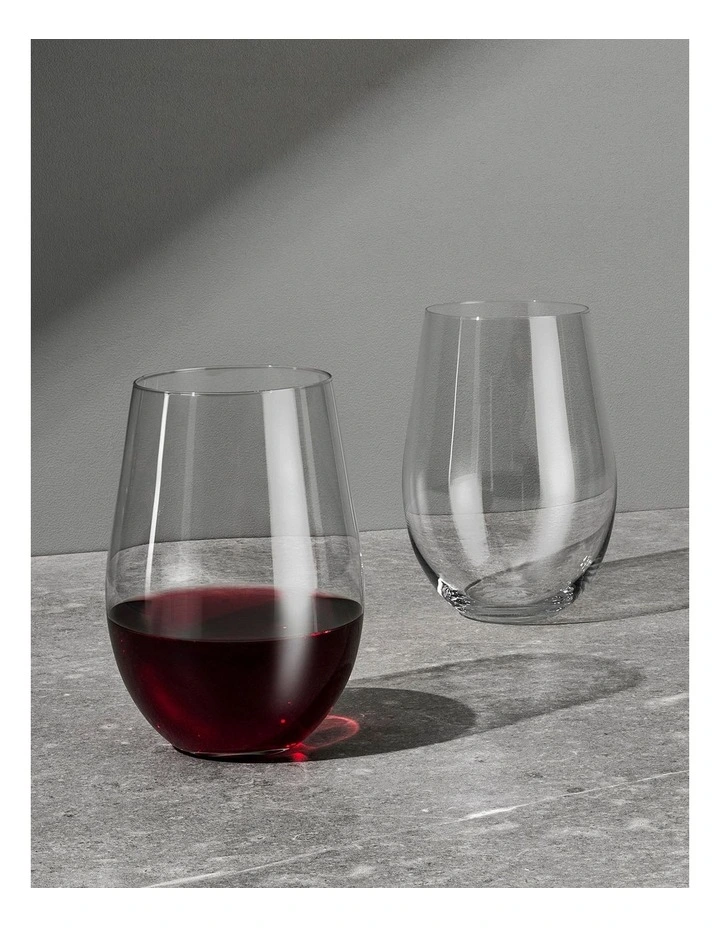 Maxwell & Williams Calia Stemless Wine Glass 580ml Set Of 2 Gift Boxed - Image 2